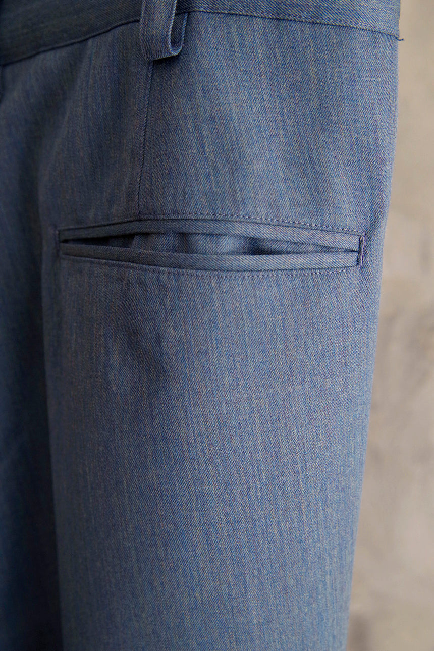 O- N.N.Z. TROUSERS W Blue