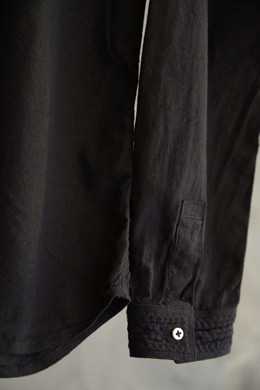 MITTAN カディシャツ(補強) 黒